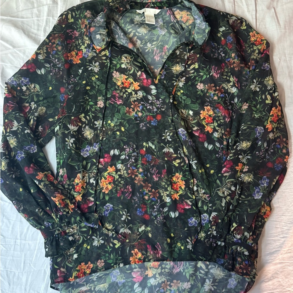 H&M Multicolor Floral Blouse